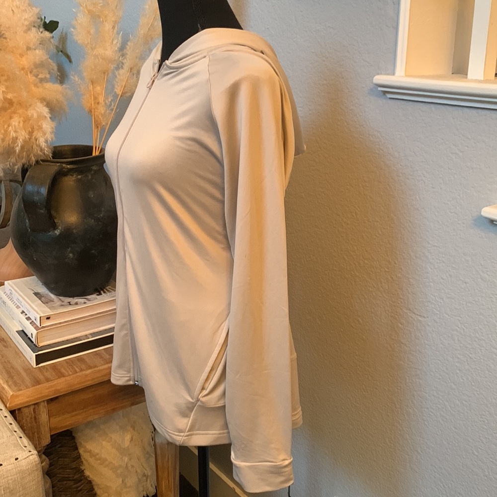 Kay Unger Floral Mauve Hoodie Sweat Shirt - Picture 2 of 7